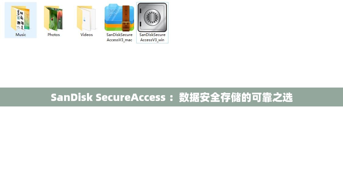 SanDisk SecureAccess ：数据安全存储的可靠之选