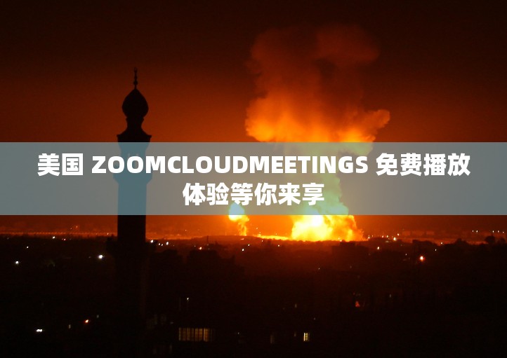 美国 ZOOMCLOUDMEETINGS 免费播放体验等你来享