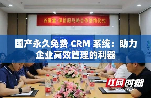 国产永久免费 CRM 系统：助力企业高效管理的利器