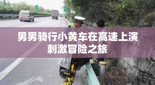 男男骑行小黄车在高速上演刺激冒险之旅