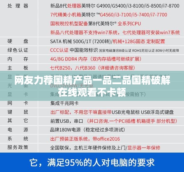 网友力荐国精产品一品二品国精破解在线观看不卡顿