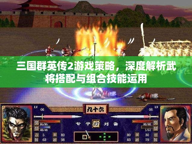 三国群英传2游戏策略，深度解析武将搭配与组合技能运用