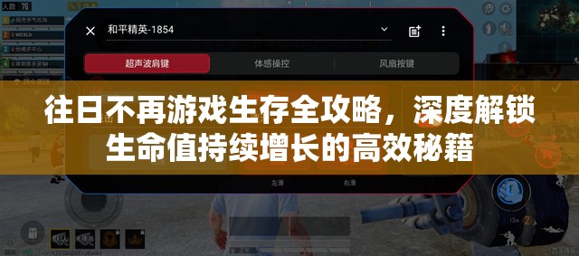 往日不再游戏生存全攻略，深度解锁生命值持续增长的高效秘籍