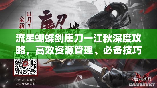 流星蝴蝶剑唐刀一江秋深度攻略，高效资源管理、必备技巧与避免资源浪费策略