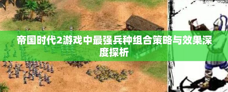 帝国时代2游戏中最强兵种组合策略与效果深度探析