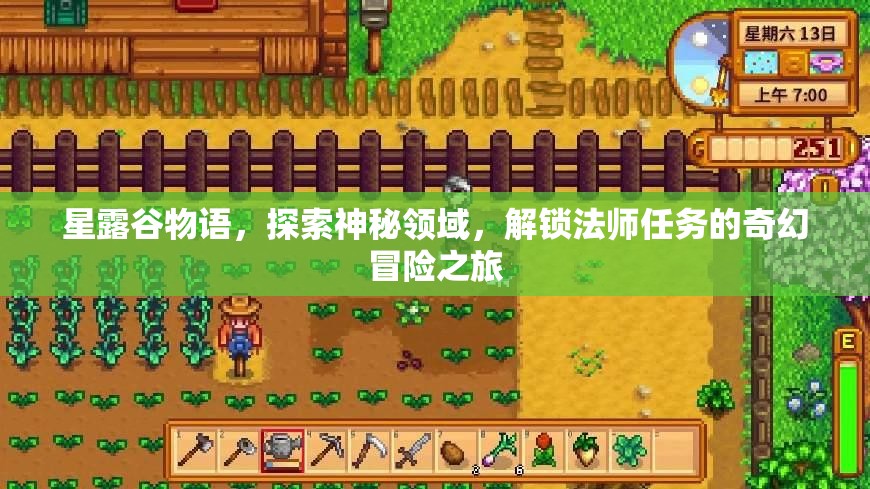 星露谷物语，探索神秘领域，解锁法师任务的奇幻冒险之旅