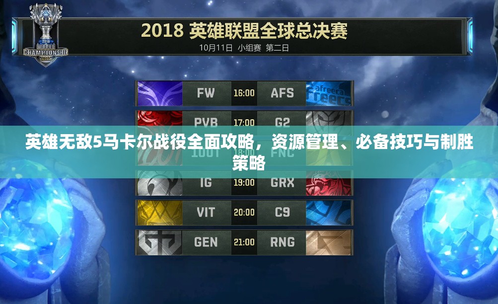 英雄无敌5马卡尔战役全面攻略，资源管理、必备技巧与制胜策略