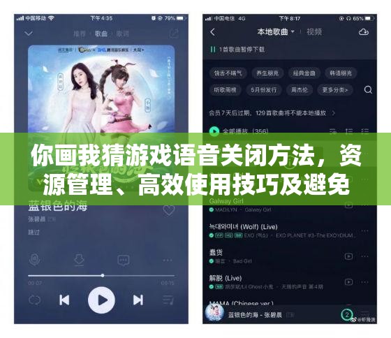 你画我猜游戏语音关闭方法，资源管理、高效使用技巧及避免浪费全面指南