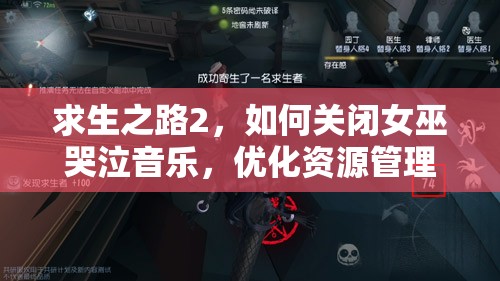 求生之路2，如何关闭女巫哭泣音乐，优化资源管理、技巧运用与价值最大化指南