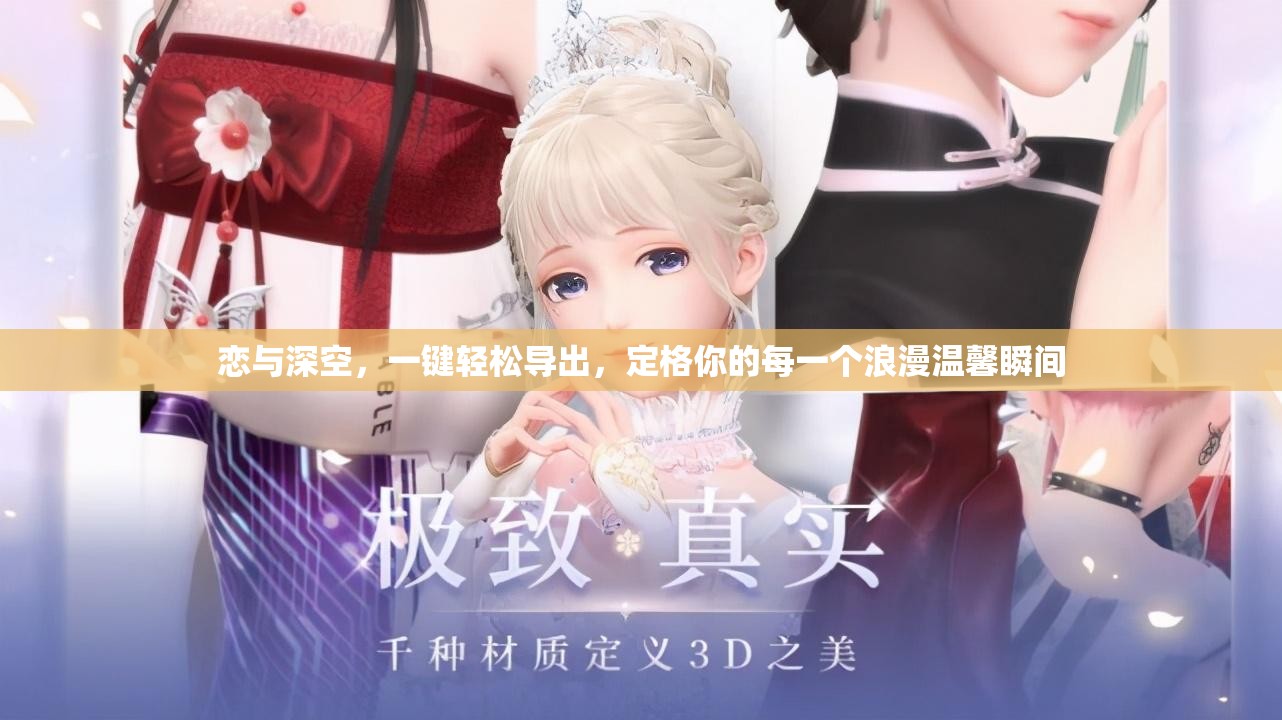 恋与深空，一键轻松导出，定格你的每一个浪漫温馨瞬间