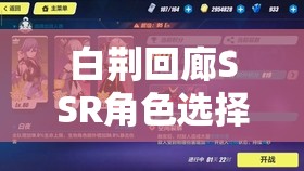 白荆回廊SSR角色选择难题？这份详尽攻略助你轻松做出决定！