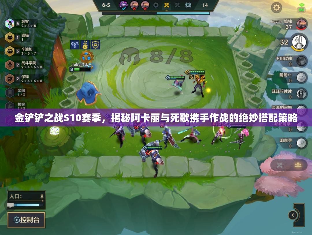 金铲铲之战S10赛季，揭秘阿卡丽与死歌携手作战的绝妙搭配策略