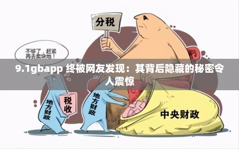 9.1gbapp 终被网友发现：其背后隐藏的秘密令人震惊