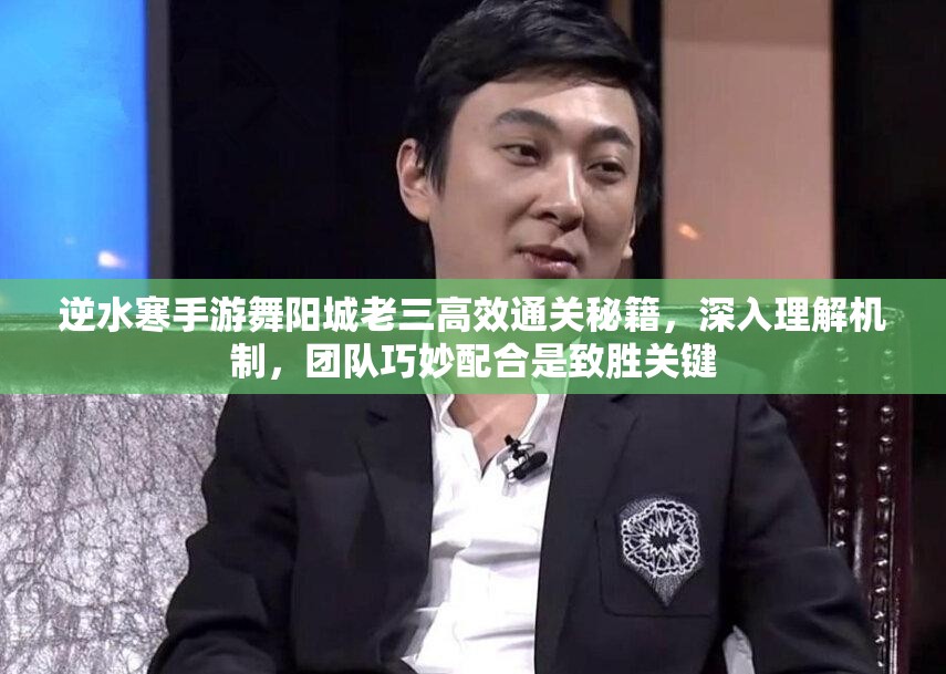 逆水寒手游舞阳城老三高效通关秘籍，深入理解机制，团队巧妙配合是致胜关键