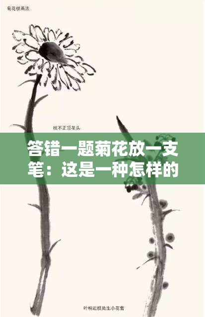 答错一题菊花放一支笔：这是一种怎样的奇特设定呢