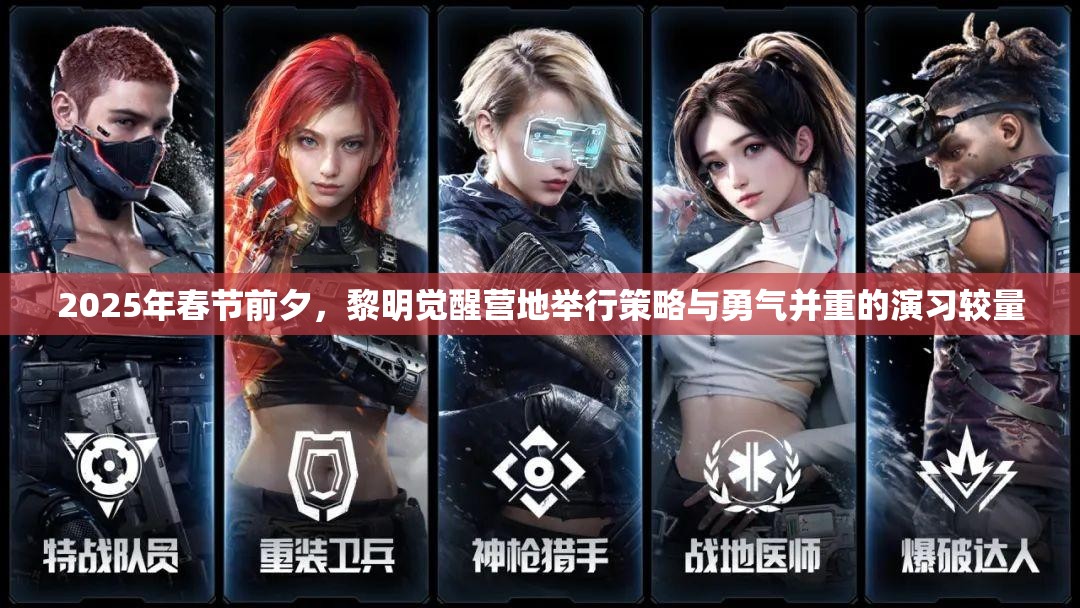 2025年春节前夕，黎明觉醒营地举行策略与勇气并重的演习较量