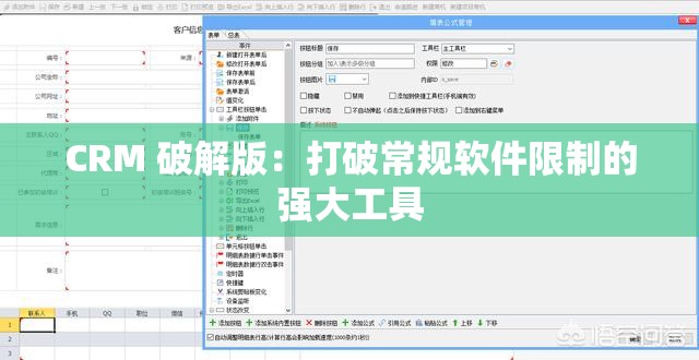 CRM 破解版：打破常规软件限制的强大工具