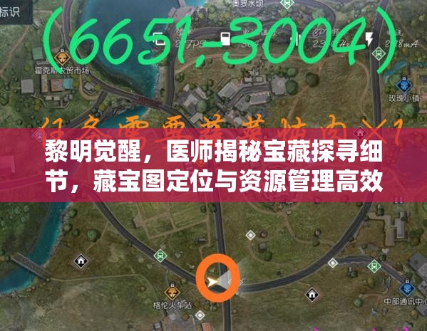 黎明觉醒，医师揭秘宝藏探寻细节，藏宝图定位与资源管理高效策略