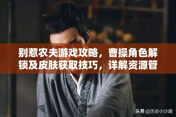别惹农夫游戏攻略，曹操角色解锁及皮肤获取技巧，详解资源管理与高效利用策略避免浪费