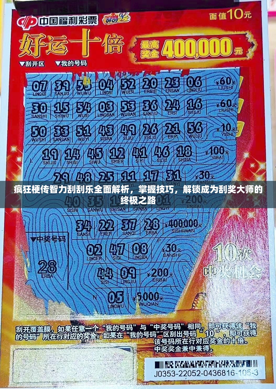 疯狂梗传智力刮刮乐全面解析，掌握技巧，解锁成为刮奖大师的终极之路