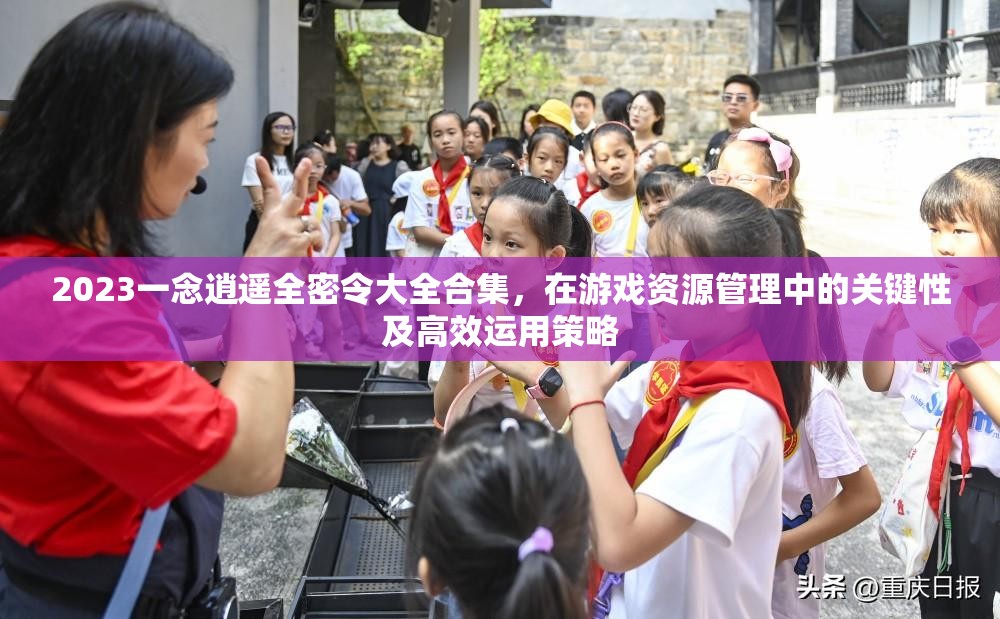 2023一念逍遥全密令大全合集，在游戏资源管理中的关键性及高效运用策略