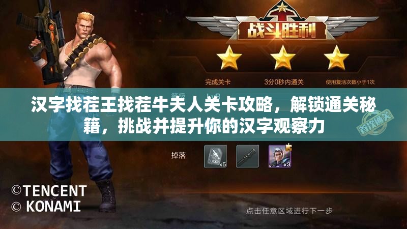 汉字找茬王找茬牛夫人关卡攻略，解锁通关秘籍，挑战并提升你的汉字观察力