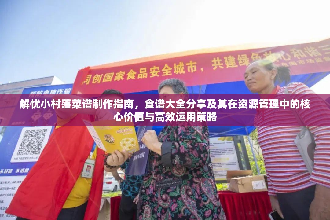 解忧小村落菜谱制作指南，食谱大全分享及其在资源管理中的核心价值与高效运用策略