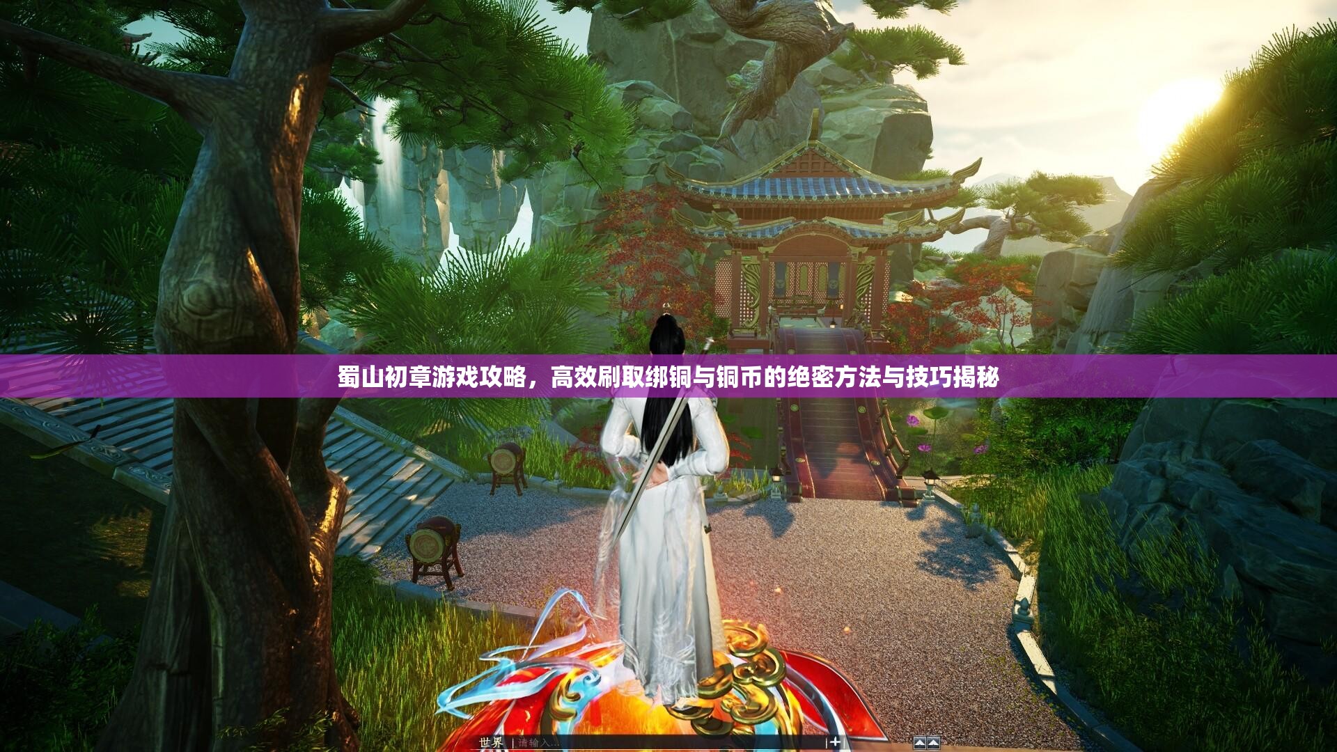 蜀山初章游戏攻略，高效刷取绑铜与铜币的绝密方法与技巧揭秘