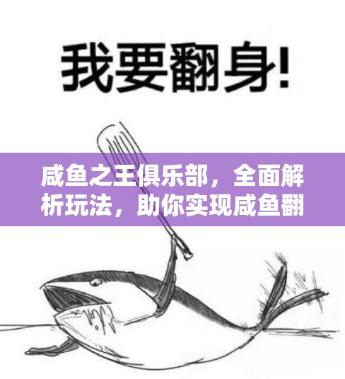 咸鱼之王俱乐部，全面解析玩法，助你实现咸鱼翻身梦想不再是空谈