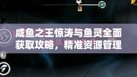 咸鱼之王惊涛与鱼灵全面获取攻略，精准资源管理、高效利用策略以实现价值最大化