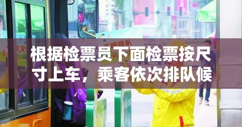 根据检票员下面检票按尺寸上车，乘客依次排队候车：
