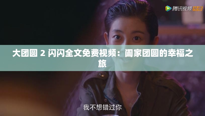 大团圆 2 闪闪全文免费视频：阖家团圆的幸福之旅