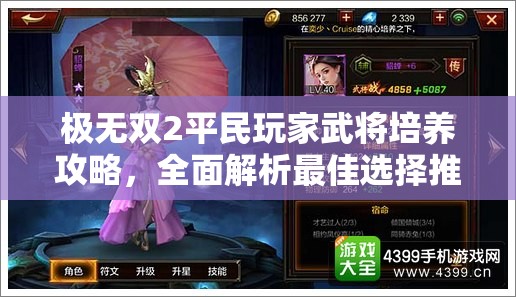 极无双2平民玩家武将培养攻略，全面解析最佳选择推荐