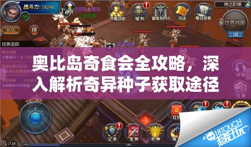 奥比岛奇食会全攻略，深入解析奇异种子获取途径及玩法细节