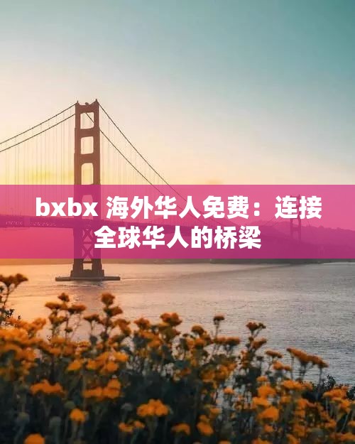 bxbx 海外华人免费：连接全球华人的桥梁
