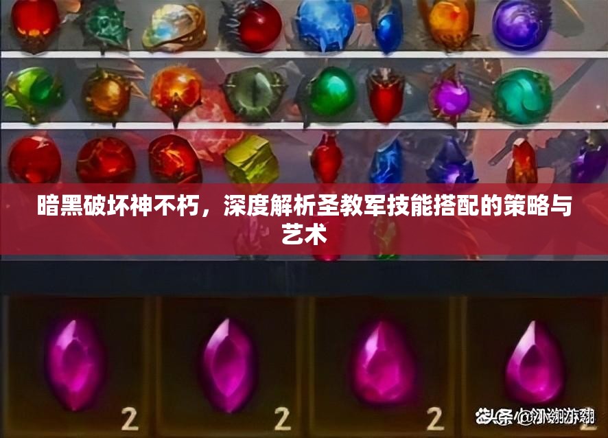 暗黑破坏神不朽，深度解析圣教军技能搭配的策略与艺术