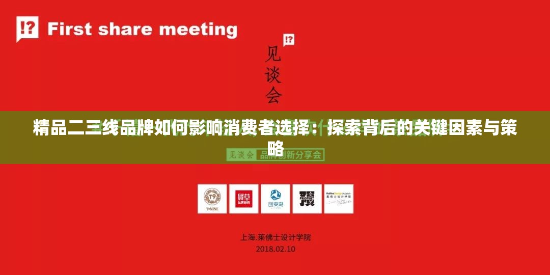 精品二三线品牌如何影响消费者选择：探索背后的关键因素与策略