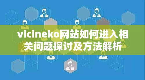 vicineko网站如何进入相关问题探讨及方法解析