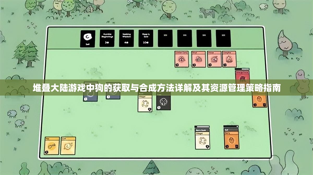 堆叠大陆游戏中狗的获取与合成方法详解及其资源管理策略指南