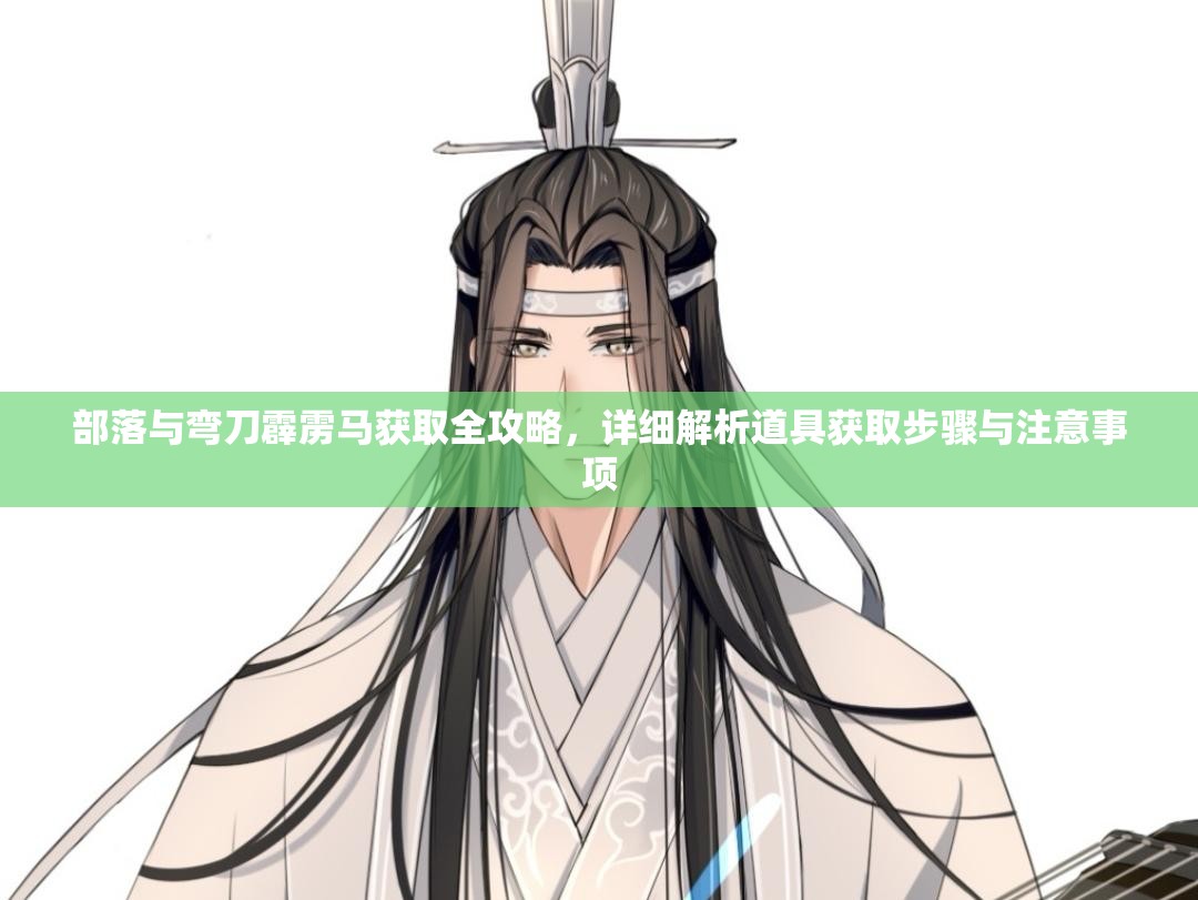 部落与弯刀霹雳马获取全攻略，详细解析道具获取步骤与注意事项