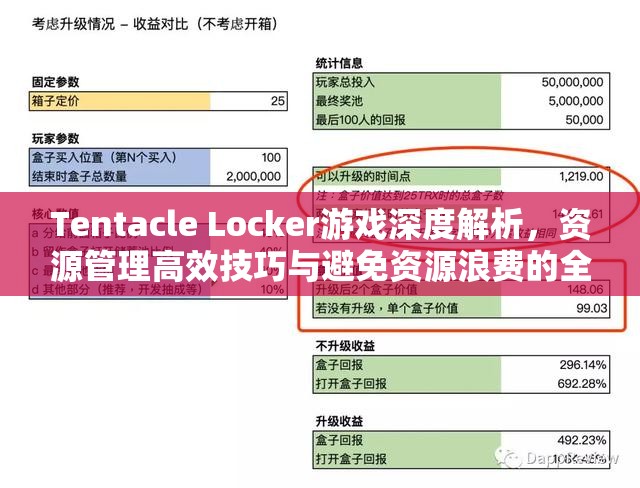 Tentacle Locker游戏深度解析，资源管理高效技巧与避免资源浪费的全面策略