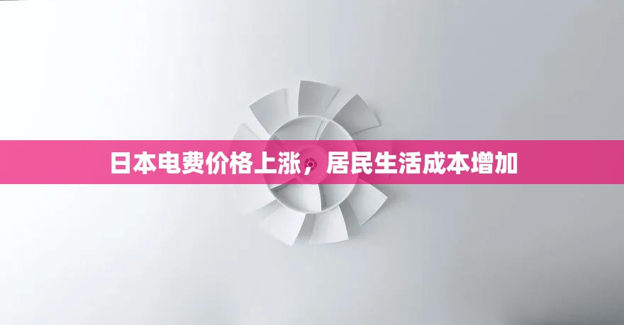 日本电费价格上涨，居民生活成本增加