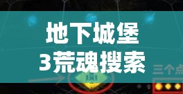 地下城堡3荒魂搜索任务高效完成攻略，全面解析与步骤指导