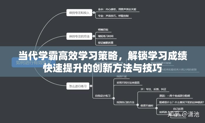 当代学霸高效学习策略，解锁学习成绩快速提升的创新方法与技巧