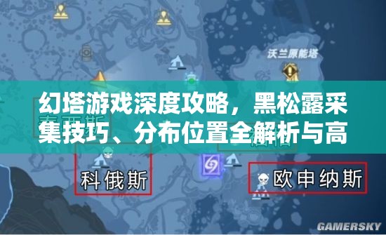 幻塔游戏深度攻略，黑松露采集技巧、分布位置全解析与高效资源管理艺术