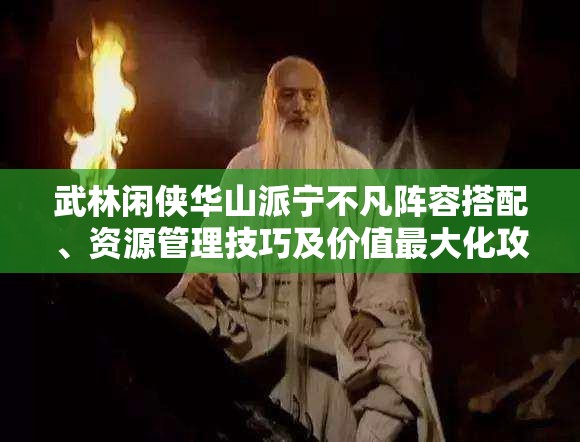 武林闲侠华山派宁不凡阵容搭配、资源管理技巧及价值最大化攻略